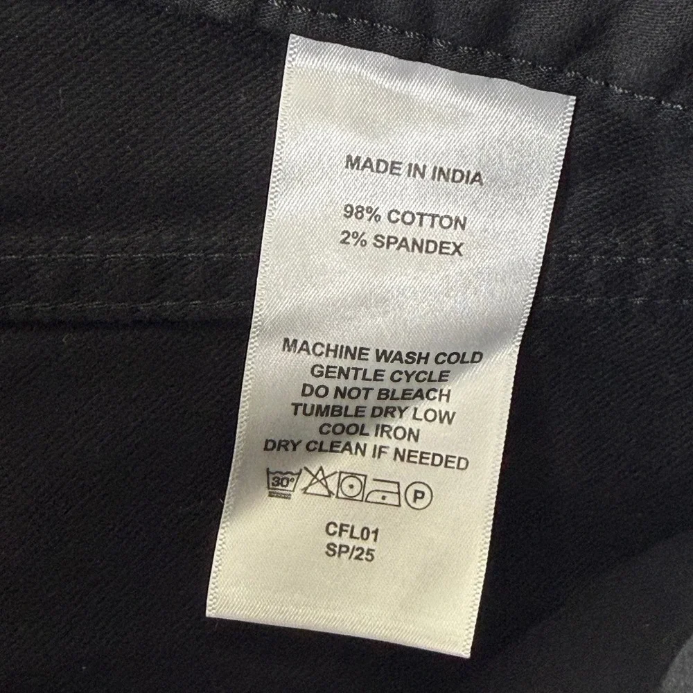 Quince Black Comfort Stretch Traveler 5-Pocket Pants 34x30 LB22434-CFL01-13453
